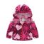 RTS Spring and Autumn girls popular print hooded blazer