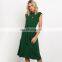 New Fashion Women Knitted Dress Sleeveless Casual Dress with Belt