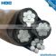 IEC 60889 Standard ABC XLPE cable AAC 95mm2 conductor AAAC 50mm2 3x95mm2+16mm2+NA/50mm2 price