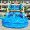 Cheap Blow Up Commercial Waterslide Rainbow Tropical Kid Inflatable Water Slides For Sale