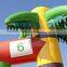 Jungle Theme Inflatable Horse Eerby Running Race Track Games For Events