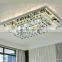 factory stock modern minimalist ceiling lamp Crystal rectangular lamp for bedroom dining room