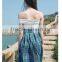 2015 New Arrvial Fashion High Waist Plaid Print Skirt OEM Wholesale China