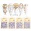 Porcelain White 3D Nail Art Rhinestone Decorations Glitter Diamond Crystal Jewelry Manicure Design Accessories