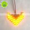 Arrow Shape Warning LED Back Up Light, Car Side Rear View Mirror Indicator Turn Signal Light DC 12V