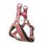 New fashion increase escape dog harness with ID buckle safe and high quality cotton material pet harness
