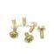 #8 brass self tapping wood screws manufactuer