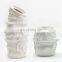 nordic stone shape living room decoration luxury ceramic vase