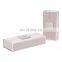 Luxury custom foil printing pink box with double door opening perfume box with foam insert packaging box for glass bottle