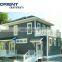 High end black exterior stair balustrades handrails