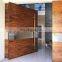 North American Modern Big Exterior Wood Doors Entrance Modular Entry Pivot Door