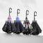 Reusable Straight Design Rain Automatic Foldable Ladies Windproof Print Reverse Umbrella Price