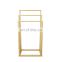 Hot sale home decor modern clothes storage wholesale bedroom bamboo three-layer clothes rack