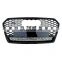 Front grille for Audi A7 car accessories facelift grill ABS Chrome silver black front bumper grille 2016-2018