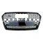 Front grille for Audi A7 car accessories facelift grill ABS Chrome silver black front bumper grille 2016-2018