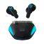 Hifi Stereo Led Digital Display Effects Low Latency Gaming Tws Headset CR-18 Earphones