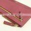 guangzhou factory calf leather clutch wallet purse ladies handbag for women