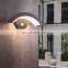Outdoor Wall Lamp PIR Sensor Control Modern Exterior Building Garden Lighting LED Wall Light