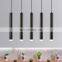 Modern Led Pendant Lamps Long Column Lamp Restaurant Shop Hotel Reception Cob Ceiling Spotlight