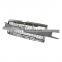Upper Grille For 2019 2020 Chevrolet Silverado 1500 Gray Front Bumper w/3 Lights