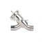 Hygienic Stainless Steel Strainer Sanitary Welded Straight Y Type Strainer