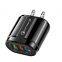 High quality cheap EU US UK adapter qc 3.0 usb wall 5V charger for mobile for iphone for huawei