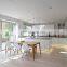 contemporary white hight gloss solid wood simple cabinets kitchen design waterproof kitchen cabinets unit
