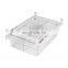 Kitchen PET Plastic Transparent Adjustable Divider Hanging Drawer 8-grids Refrigerator Fridge Organizer for Food