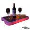 led wine bottle cooler PE plastic material plastic led light ice bucket champagne wine beer coolers