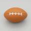 Pu Foam Frosting Rugby ball Anti Stress Ball – Soft and Squishy Rugby Ball Stress Toy