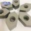 43X43X19.5mm Tungsten Carbide/Tool Steel Rotary and Stationary Blades for Micromat 2500 Shredder