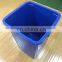 60 Liter Square Plastic Waste Bin Swing Lid Garbage Container Plastic Trash Can