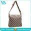 Khaki Stylish Woman Shoulder Bag Dot Canvas Shoulder Bag Crossbody Bag