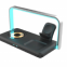 Folding Magnetic Wireless Charger 3 in 1Charging Station for Iphone 15W Fast Charging Stand with LED Light