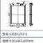Construction Machinery Parts EX60 EX60-5 EX60U Water Radiator For Hitachi Hydraulic Excavator