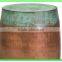 copper antique drum style metal stool /aluminium side table / antique look side -corner table manufacture