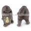 Hot Sell Cool Dinosaur Toys Vinyl 17'' Black Rhinoceros Toy For children X012