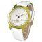 FT1438 China black dial stainless steel back japan movt ladies watch
