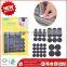 Black good quality EVA felt pads chair legs protector set