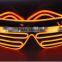 2016 Flashing LED rave party shades New product Dropshades Sound Reactive Light Up Led Rave Glassess