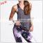 2016 new style open back cowl detail womens fitness tank tops                        
                                                Quality Choice