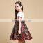 New Design Frock Short Sleeve Kids Dresses Children Wear for Baby Girl Casual Dress