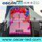 p12 curve outdoor advertising led display screen top quality curtain wall led display scrolling ads led display