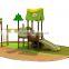 kids plastic slide,outdoor children playground equipment,amusement park set LE.YG.049