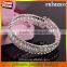 Fashion 2 Rows Stack Pearls Rhinestone Stretch Bracelets Bangles jewelry