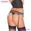 Fashion No MOQ Black Suspender Garter Belt for Women                        
                                                                Most Popular