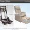 Shiatsu Massage pedicure foot spa red salon styling chairs