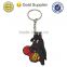 New arrival custon design business gift 3d soft pvc keychain for souvenir
