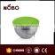 Stainless Steel Salad Bowl With Plastic Lid