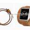 Double tour wraps cuff watch band for apple watch, genuine leather strap for apple watch band